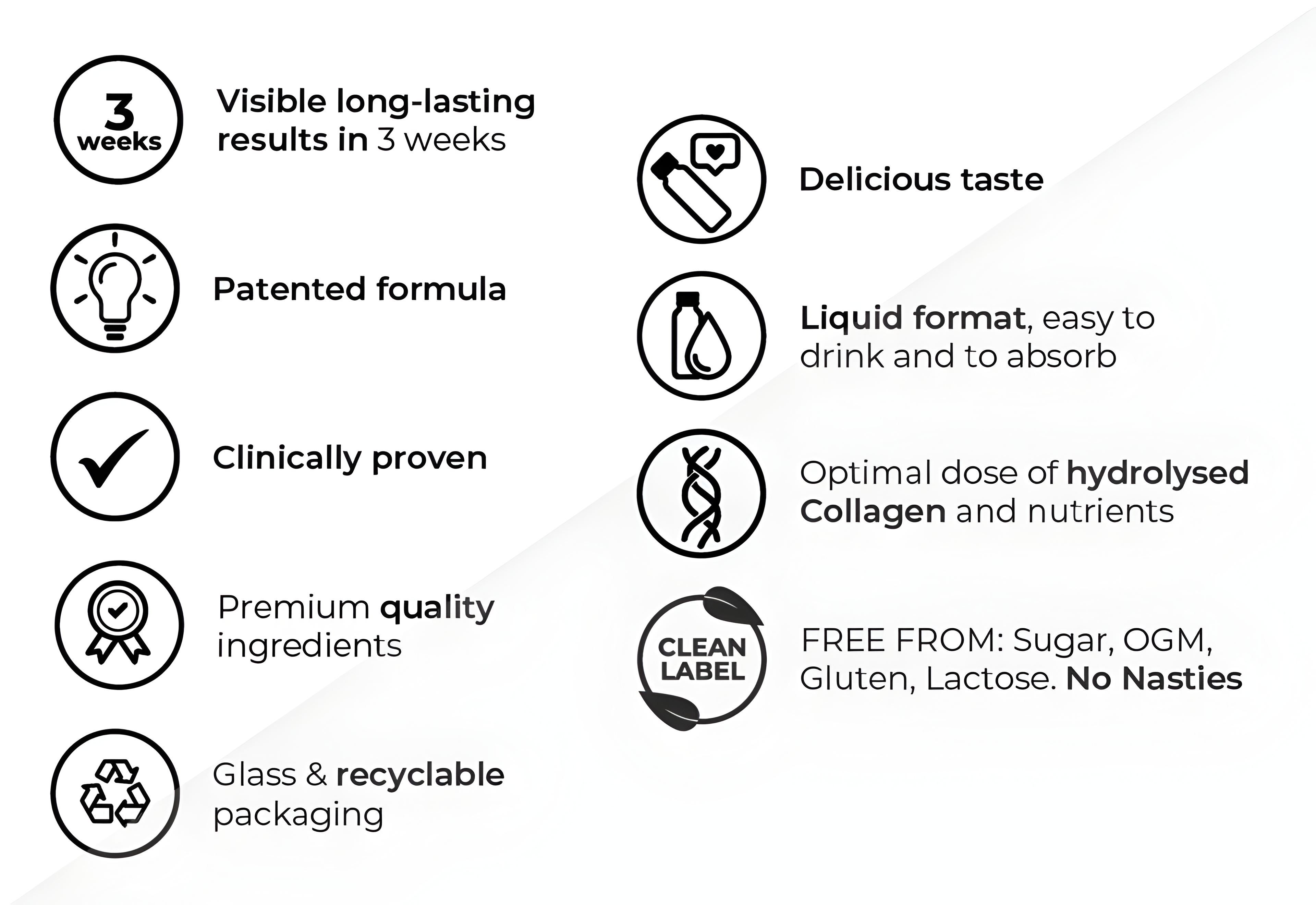 GOLD COLLAGEN - PURE 50ml Bottles - Pack Of 10'S