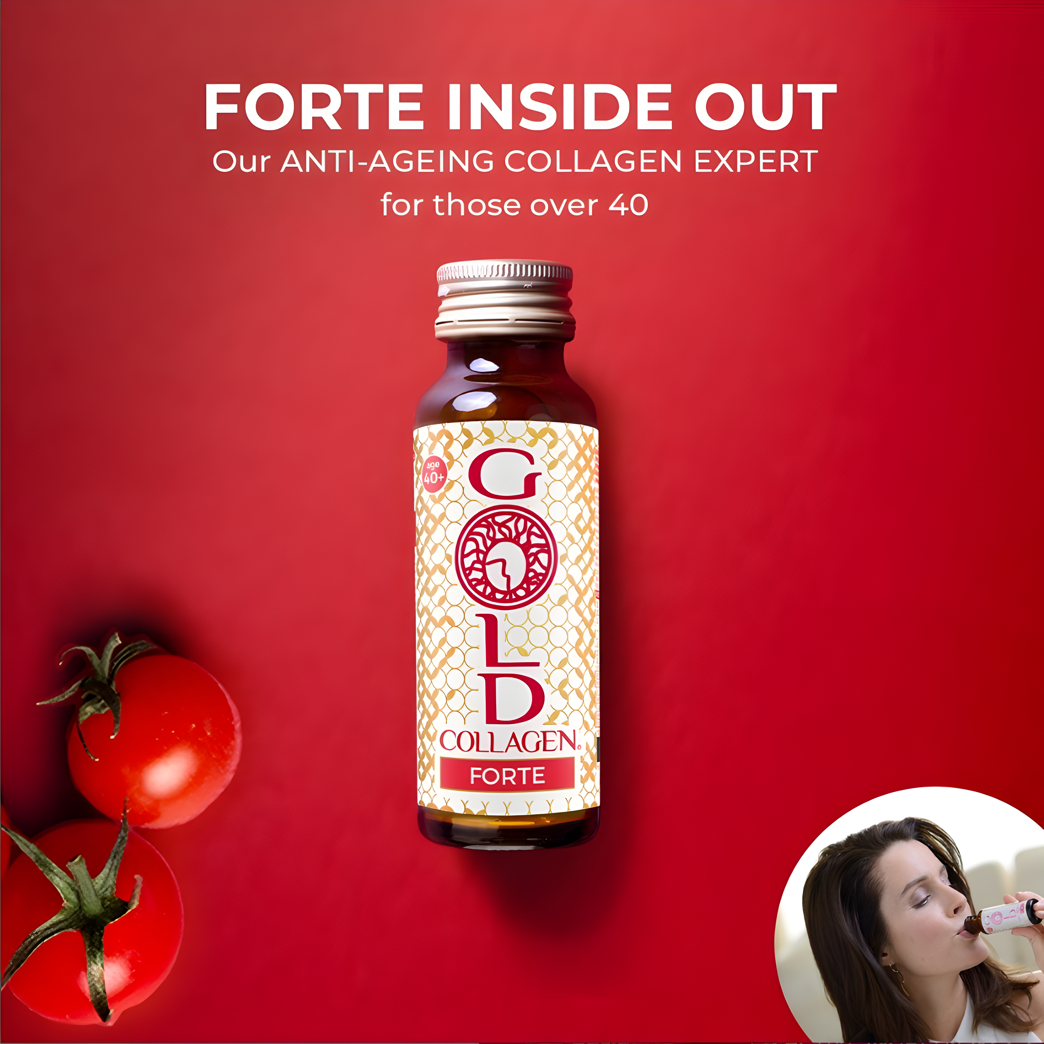 GOLD COLLAGEN - FORTE 50ml Bottles - Pack Of 10'S