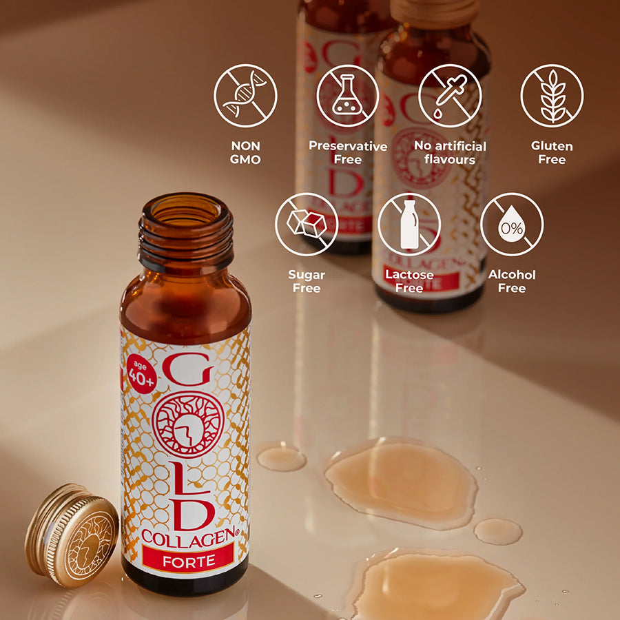 GOLD COLLAGEN - FORTE 50ml Bottles - Pack Of 10'S