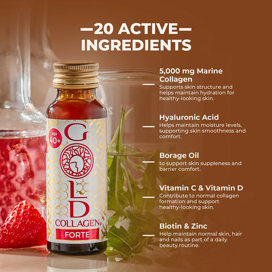 GOLD COLLAGEN - FORTE 50ml Bottles - Pack Of 10'S