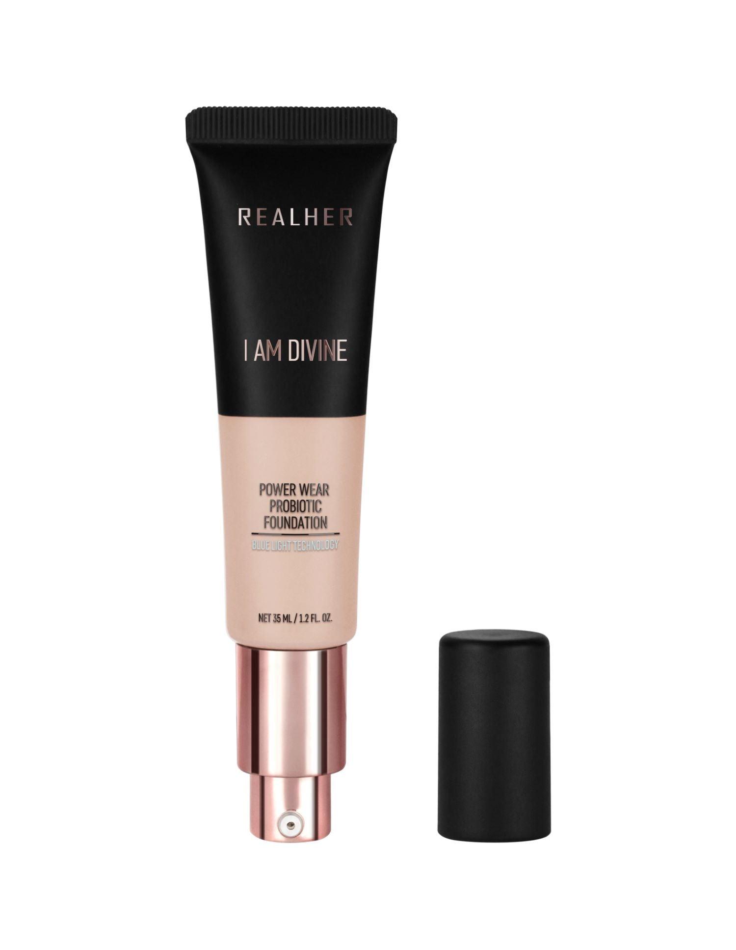 REALHER Power Wear Liquid Foundation- I Am Divine - Beauty Ethic